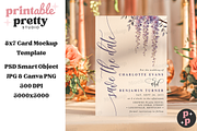 Romantic Wedding Card Mockup PSD, a Product Mockup by Printable Pretty Studio (Thumbnail 5 of 10)