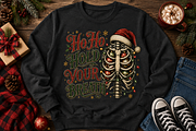 Retro Skeleton Christmas Png Bundle, an Object Graphic by Daisy Design (Thumbnail 3 of 22)