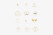 F letter MINIMAL VINTAGE LOGOS, a Branding & Logo Template by Hamed Studio (Thumbnail 6 of 6)