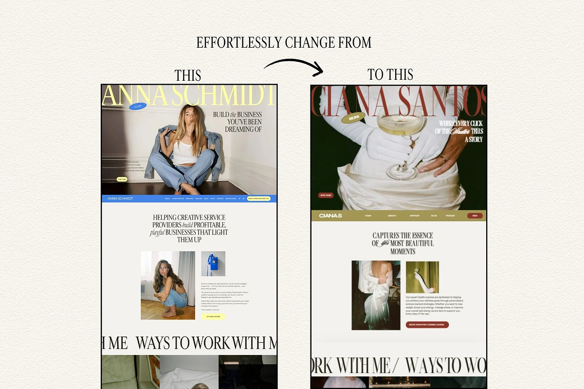 Squarespace 7.1 Template for coaches preview 8