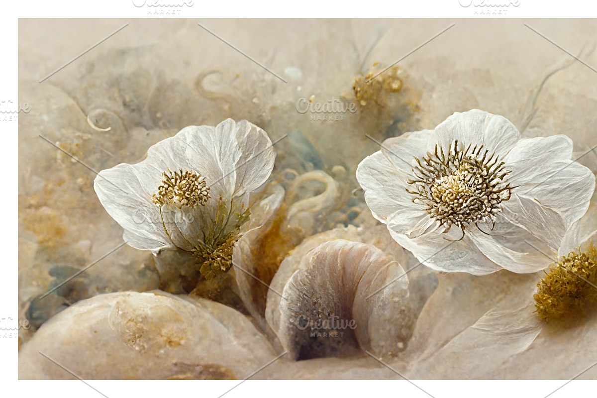 Deli (2) Collection · Textured Bloom, a Decorative Illustration by milatovar (Photo 5 of 16)