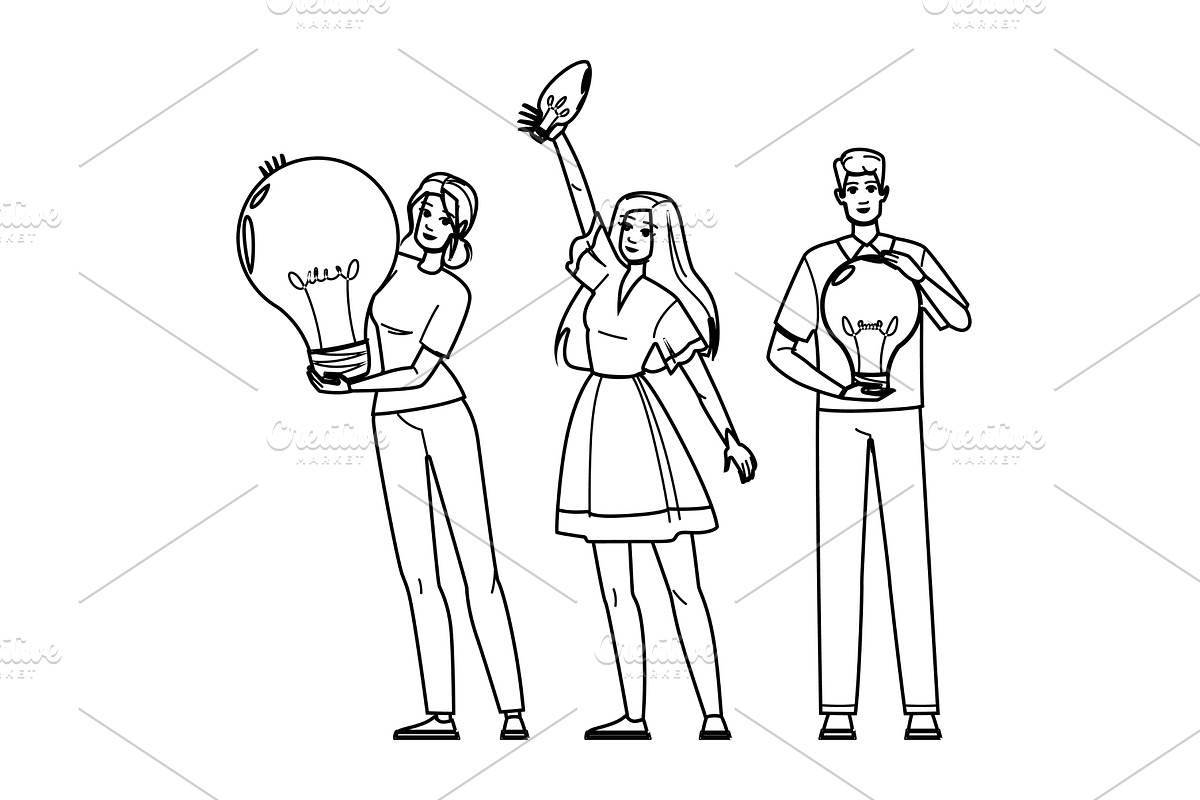 diverse workplace diversity vector, a Person Illustration by pikepicture