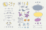 Halloween Hand Drawn illustrations, a Decorative Illustration by Vitek Graphic (Thumbnail 2 of 4)