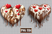 Chocolate Heart Clipart Bundle, a Person Illustration by protabsorkar11 (Thumbnail 5 of 5)