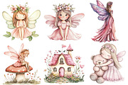 Magical Garden Pink Fairies, an Illustration by CitraGraphics (Thumbnail 5 of 5)