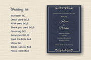 Wedding Invitation set, an Invitation Template by NataLito (Thumbnail 2 of 5)