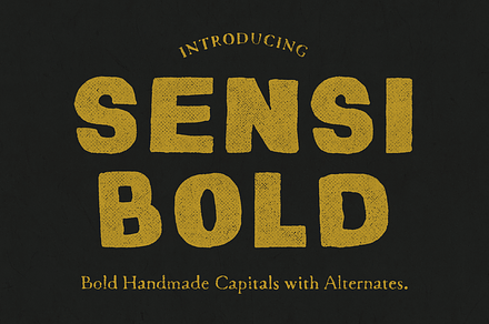 Sensi Bold Handmade