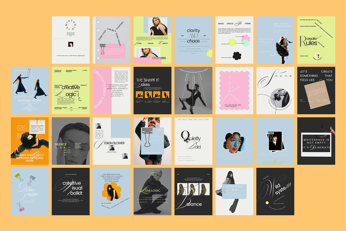 LEMI • EDITORIAL INSTAGRAM TEMPLATES, a Social Media Template by rainbojelia (Photo 17 of 17)