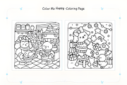 Merry Christmas Coloring Pages, a Decorative Illustration by Coco Bloom (Thumbnail 3 of 4)