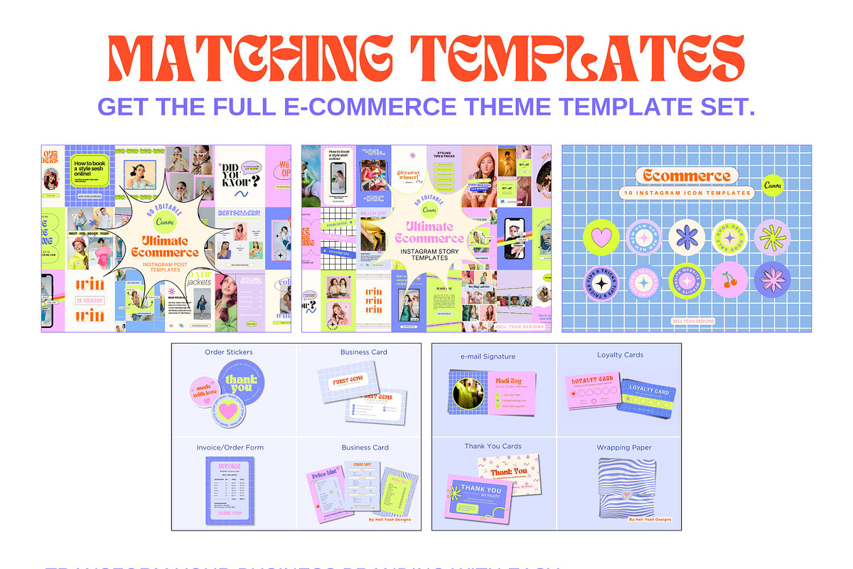 Ecommerce Website Banners Templates, a Shopify Template by Hell Yeah Designs (Photo 11 of 11)