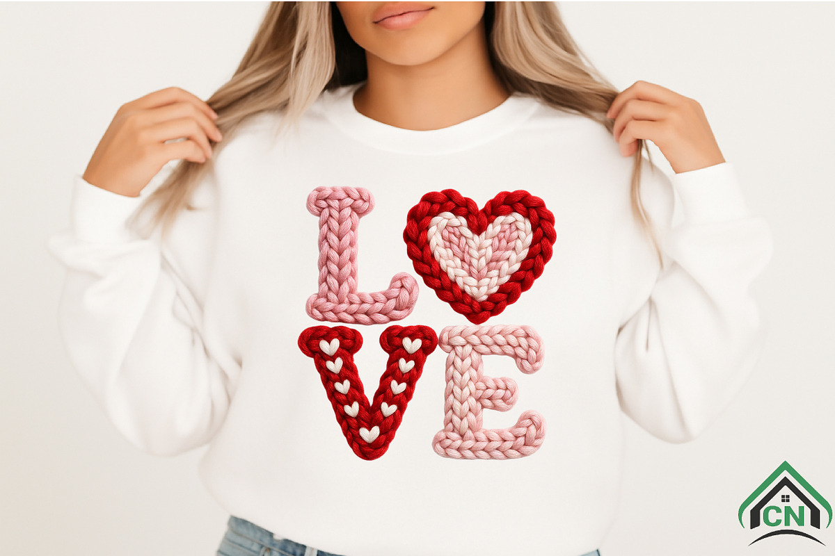 Love Heart Yarn PNG, an Illustration by Craft Nest (Photo 2 of 4)