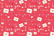 Vector Valentine's Day patterns., a Pattern Graphic by Little A (Aigul) (Thumbnail 3 of 3)