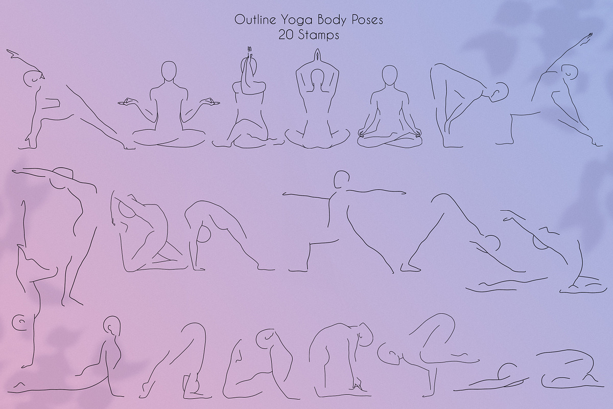 155 Procreate Female Poses Bundle, a Brush Add-On by SmuffizStudio (Photo 8 of 9)