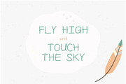 Little Sparrow | handwriting font, a Script Font by white supply (Thumbnail 2 of 6)