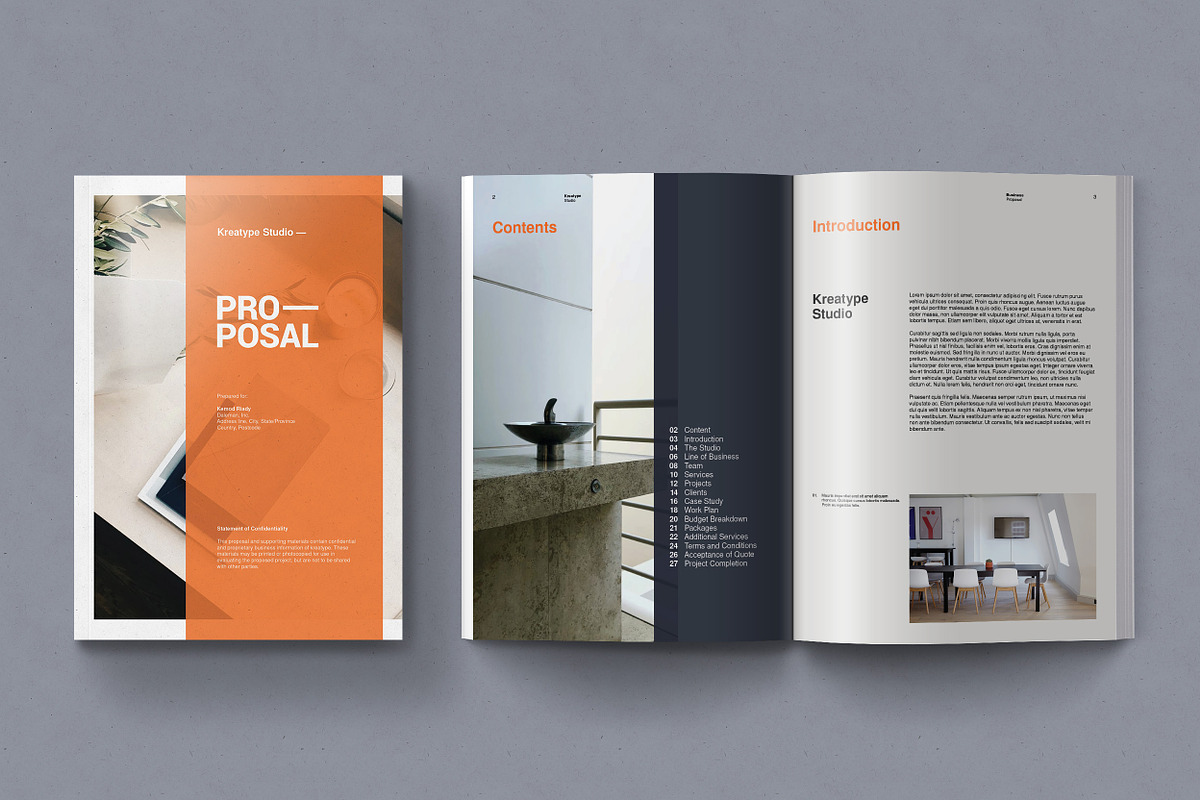 Kreatype Business Proposal, a Brochure Template by Kreatype Studio (Photo 2 of 12)