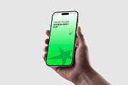 Smartphone in Hand Mockup Bundle, an Android Mockup by graphypix (Thumbnail 6 of 14)