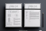 Modern , chic CV template, a Resume Template by Chic templates (Thumbnail 3 of 5)