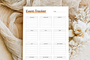 Event Tracker, a Stationery Template by DesignDevisers (Thumbnail 5 of 10)