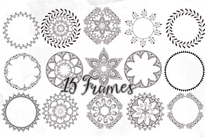 85 Hand Drawn Frames Corners Borders