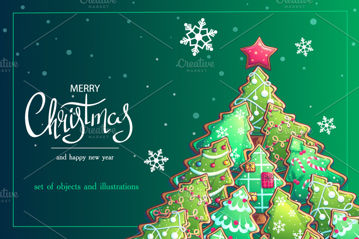 Kit of Christmas and New Year 3, a Card Template by Nearbirds (Photo 1 of 3)
