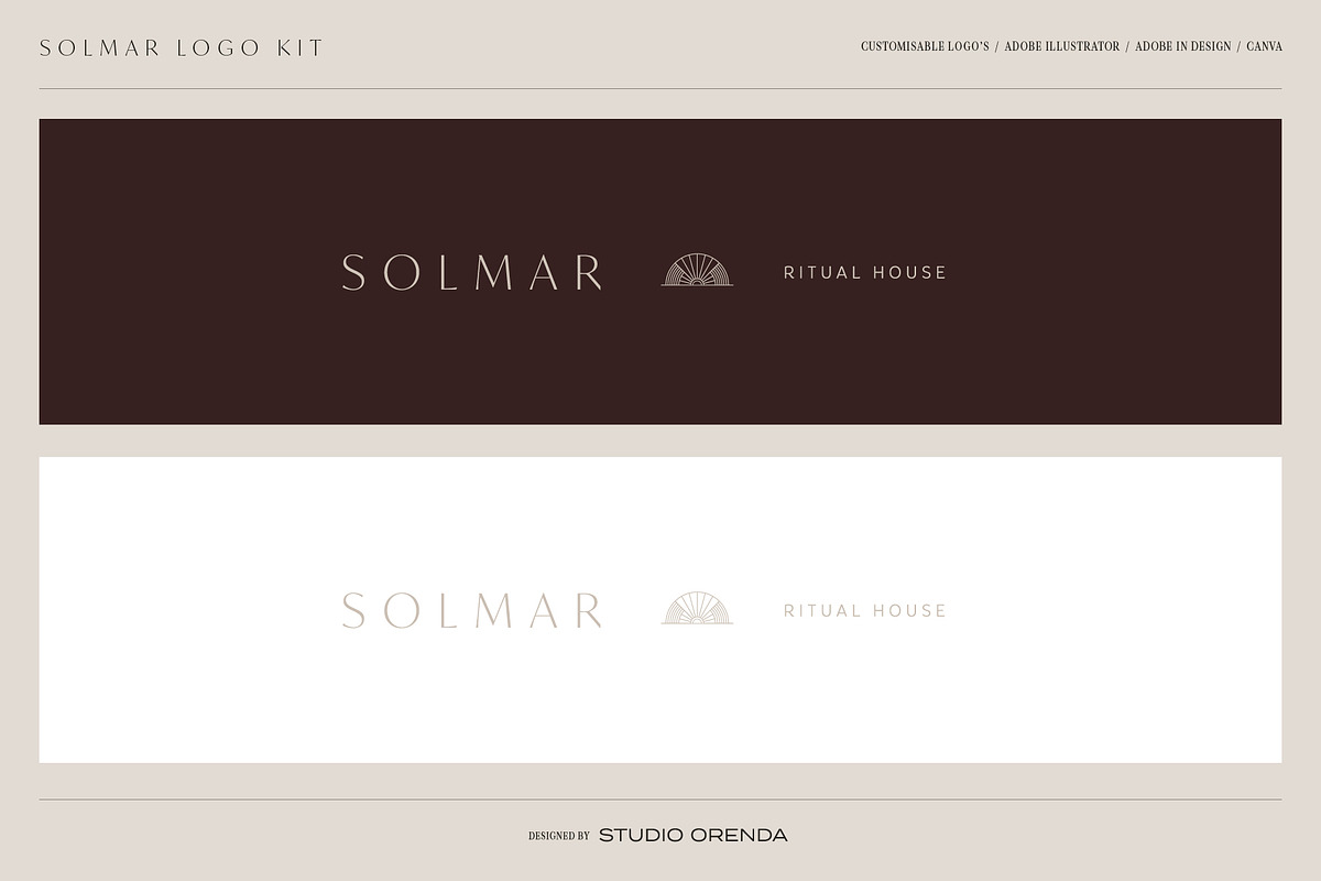 SOLMAR LOGO KIT, a Branding & Logo Template by studio.orenda (Photo 6 of 8)