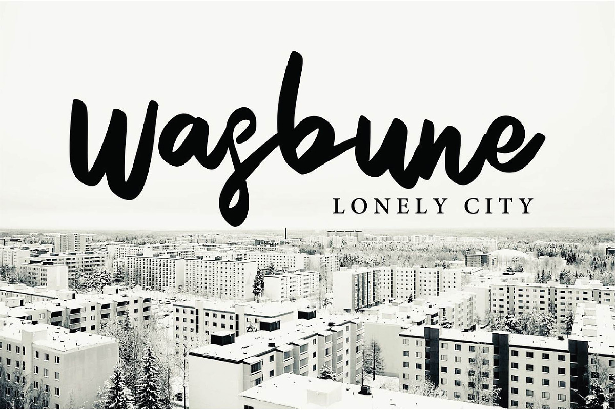 Kavelleri - Brush Font preview 2