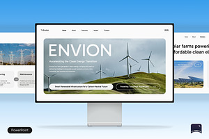 Clean Energy Pitch Deck, a Presentation Template by Claymoon Lab