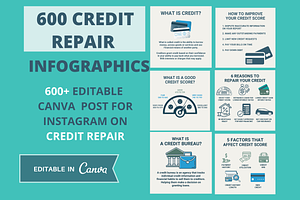 Credit Repair Instagram Templates