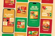 Plant Based Food Instagram Templates, a Social Media Template by Supanium Studio (Thumbnail 5 of 5)