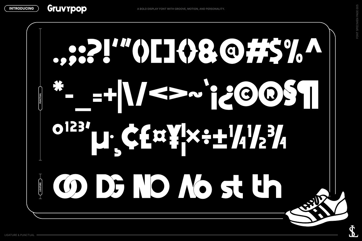 Gruvy Pop Sans, a Sans Serif Font by Sundaylab (Photo 6 of 11)