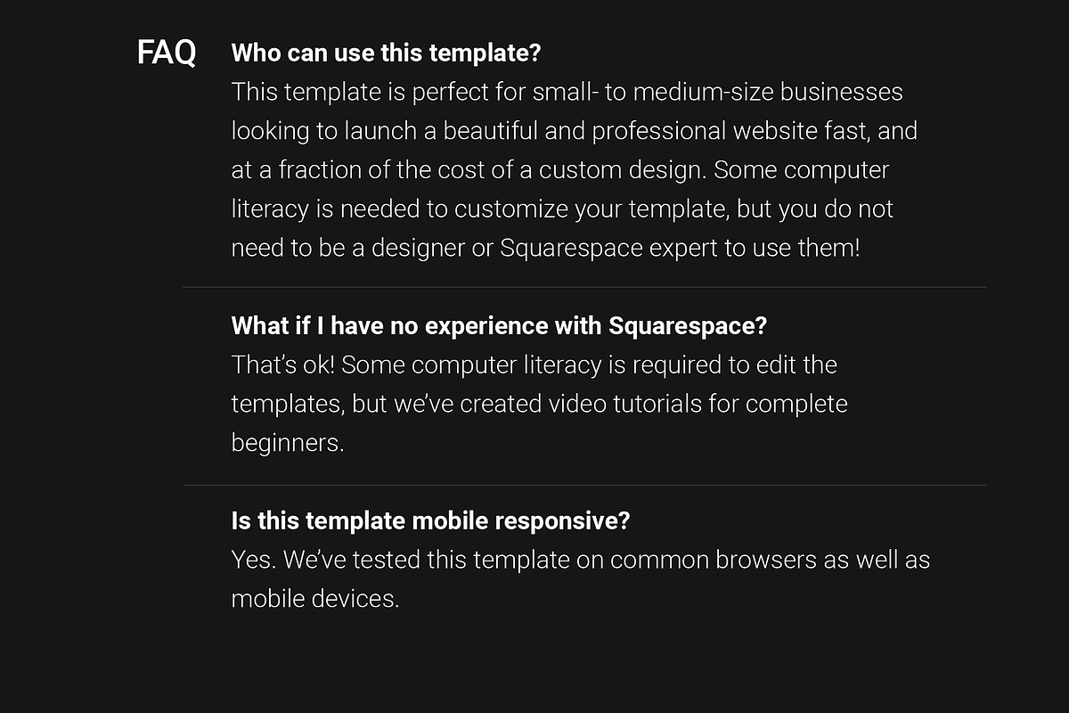 Squarespace Template Interior Design, a Squarespace Template by Onyx Templates (Photo 8 of 9)