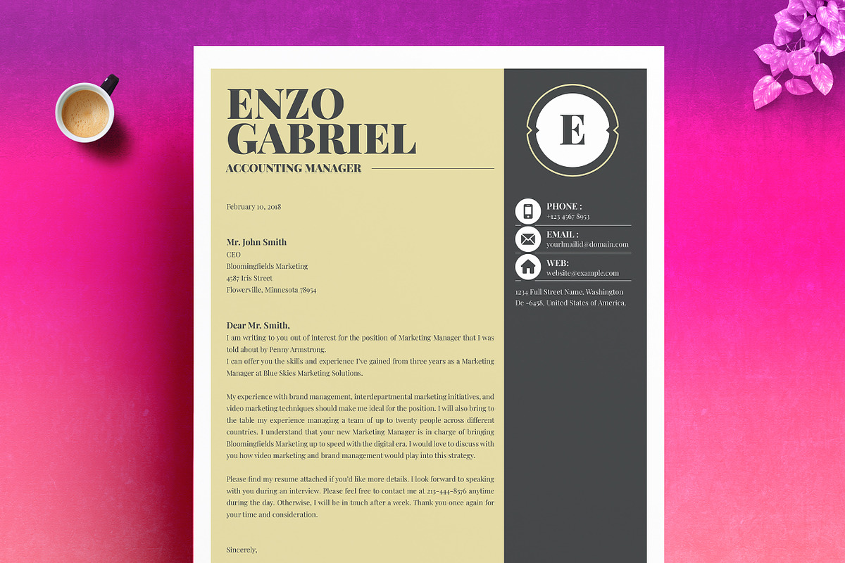 Simple CV Template