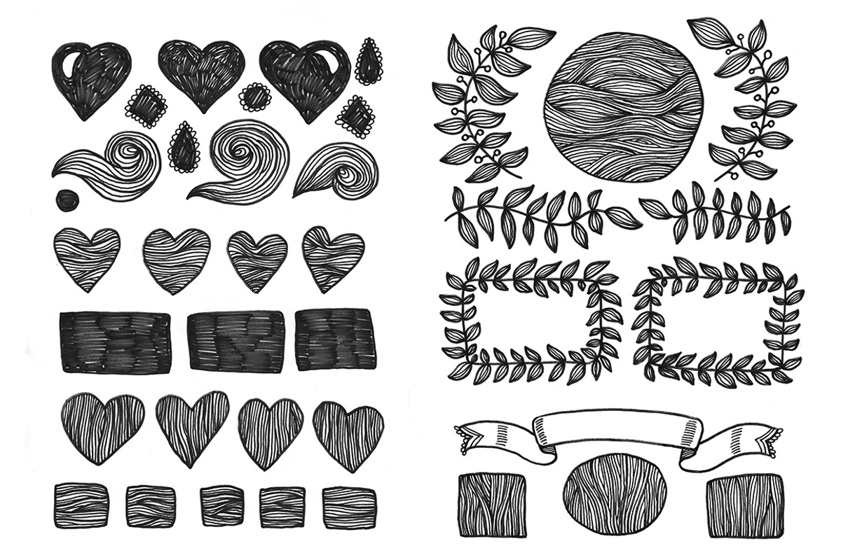 Hand-drawn designer's kit, an Education Illustration by natsa (Photo 4 of 5)