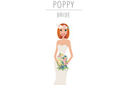 Bride Portrait Creator | Wedding Art, a Person Illustration by Lauren Lesley Studio (Thumbnail 24 of 29)