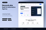 Automation Agency Landing Page, an UI Kit Template by Pitchlook.Studio (Thumbnail 1 of 3)