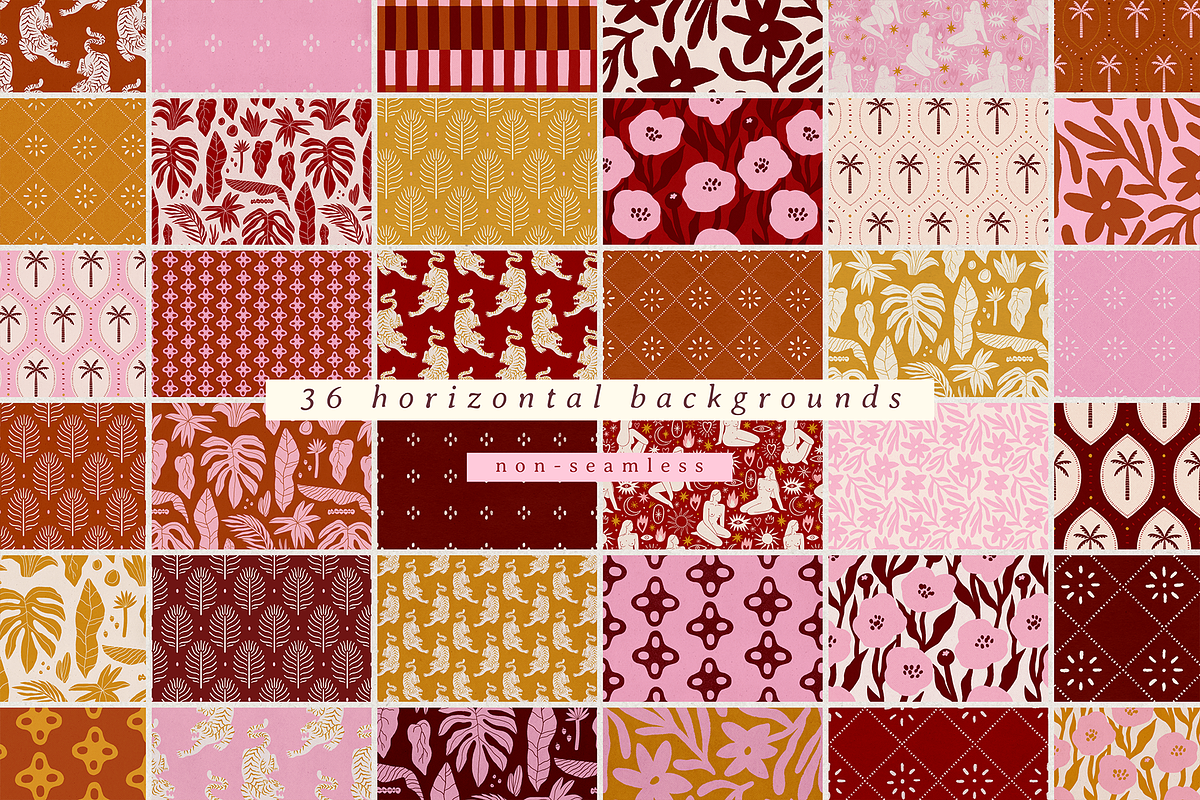 Terra bohemia. Backgrounds & frames, a Background Graphic by kondratya (Photo 11 of 14)