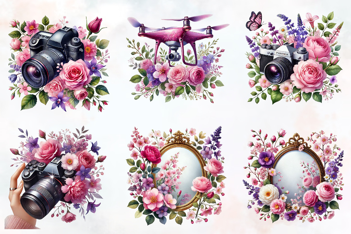 Spring photography clipart, an Illustration by RobertsArt (Photo 6 of 7)