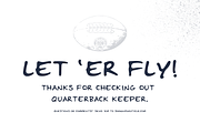 Quarterback Keeper, a Script Font by Graticle (Thumbnail 8 of 8)