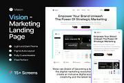 Vision - Marketing Landing Page, an UI Kit Template by Lumina_ui_ux202 (Thumbnail 1 of 5)