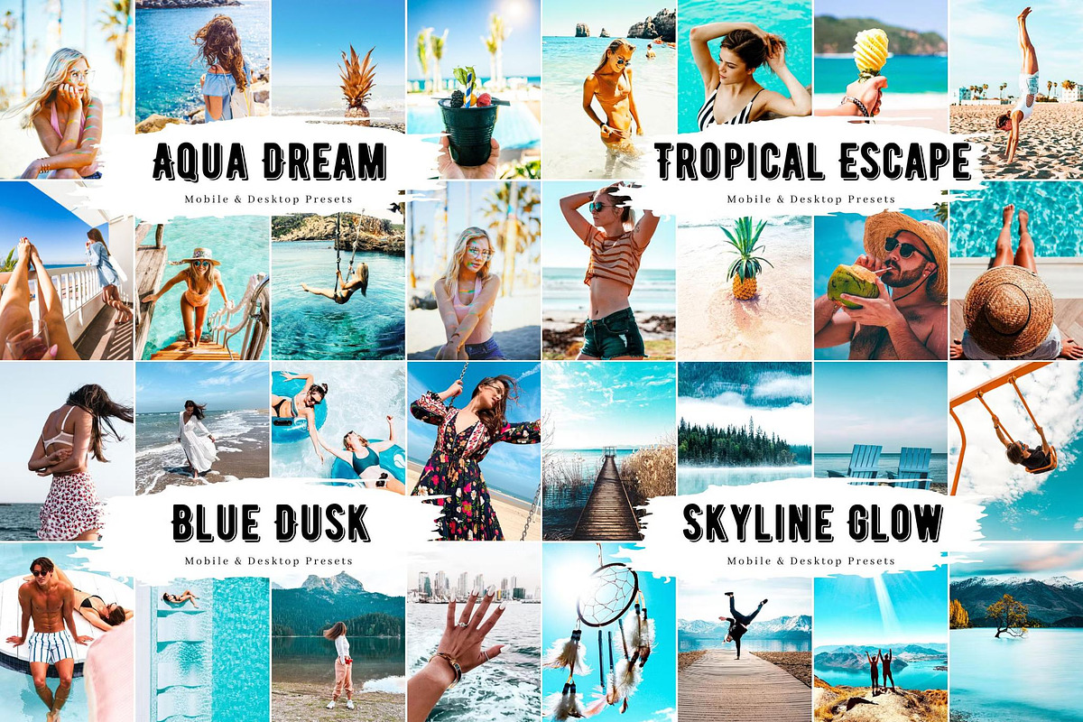 450 Mobile Lightroom Preset Bundle, a Preset Add-On by LucaTheme (Photo 3 of 10)
