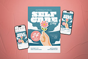 Self Care Day Event Flyer Set, a Flyer Template by The Good Store (Thumbnail 1 of 2)
