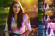 Double Light Photoshop Action preview 3