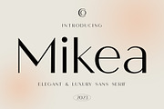 Mikea – Elegant Luxury Font, a Sans Serif Font by Craft Supply Co. (Thumbnail 1 of 8)