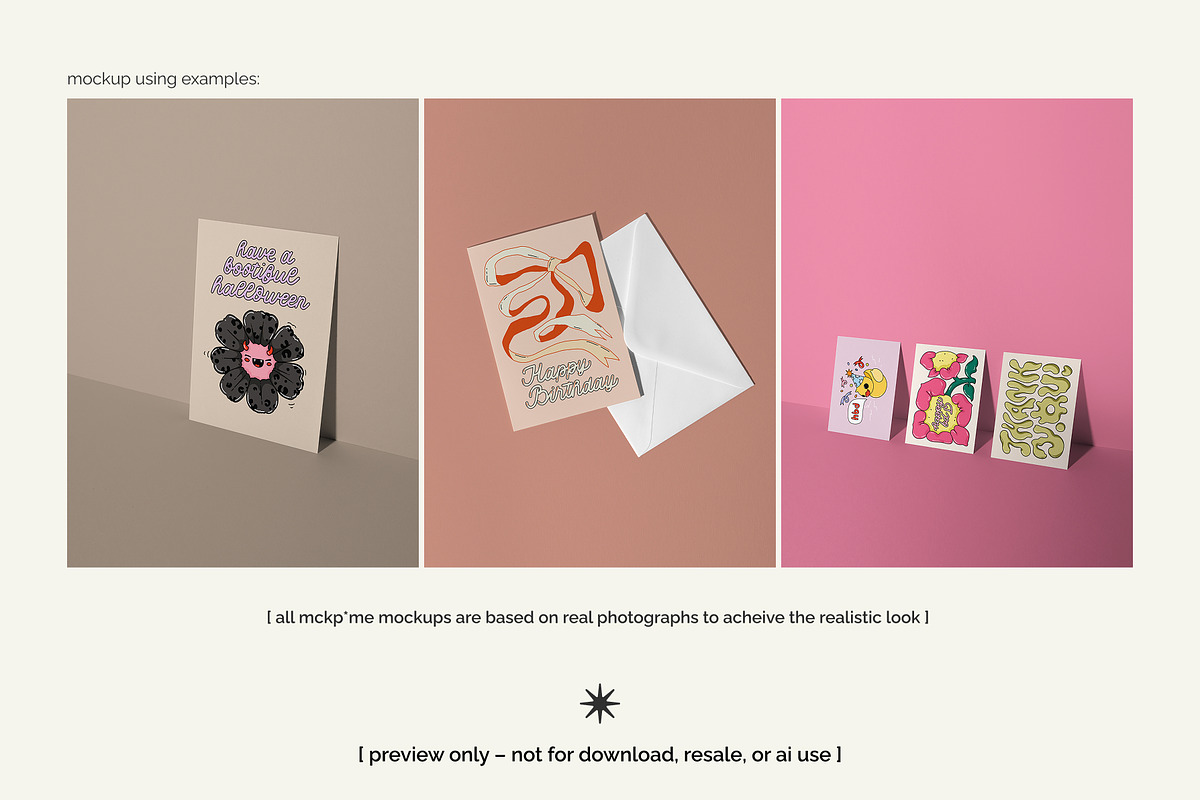 DIN A/5x7 postcard psd mockup set, a Product Mockup by MCKP*ME (Photo 4 of 7)