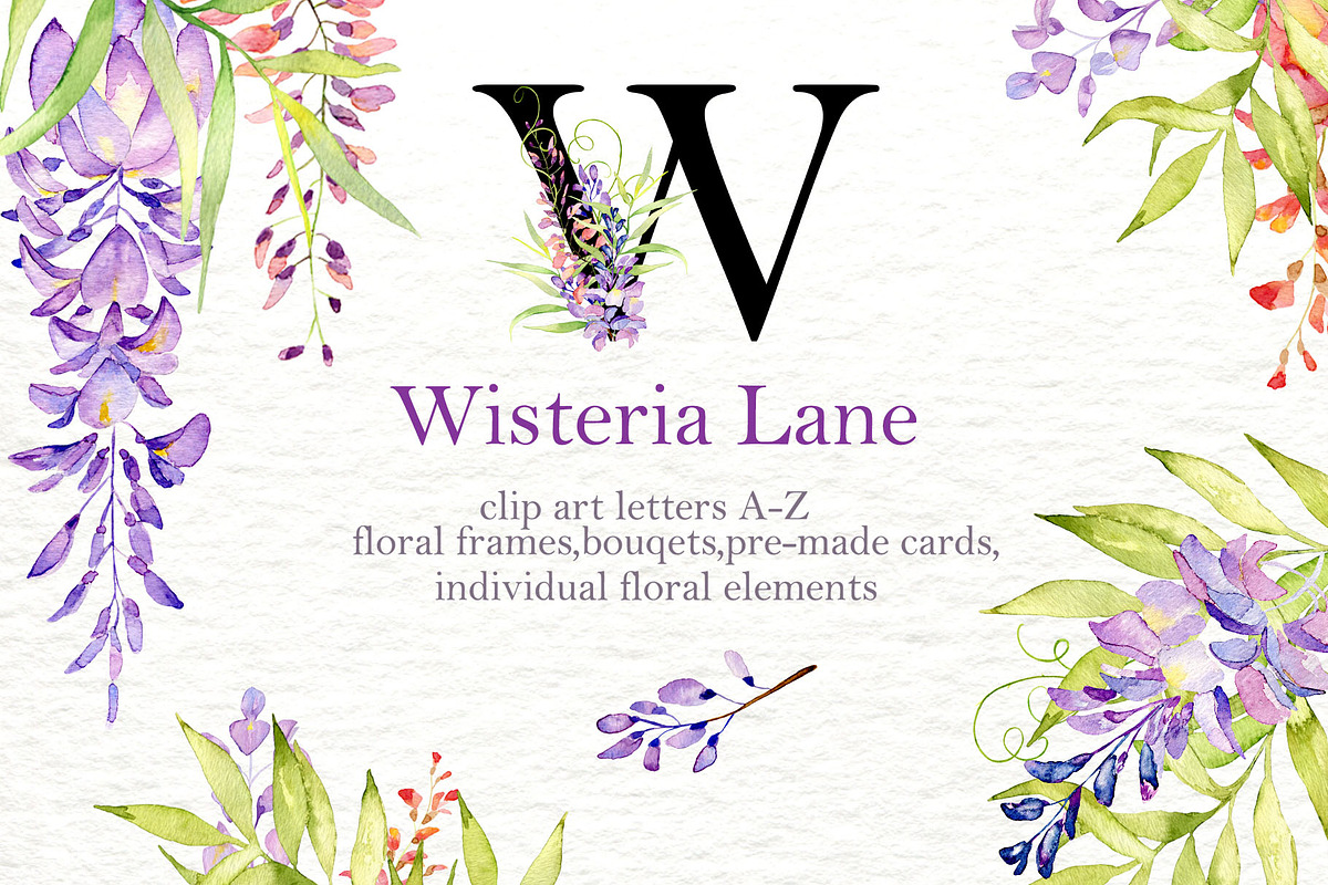 Wisteria lane, a Decorative Illustration by ViсkyArtDesign (Photo 1 of 9)