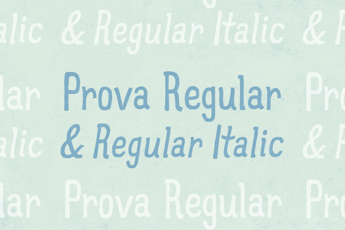 Prova 7-Font Family preview 4