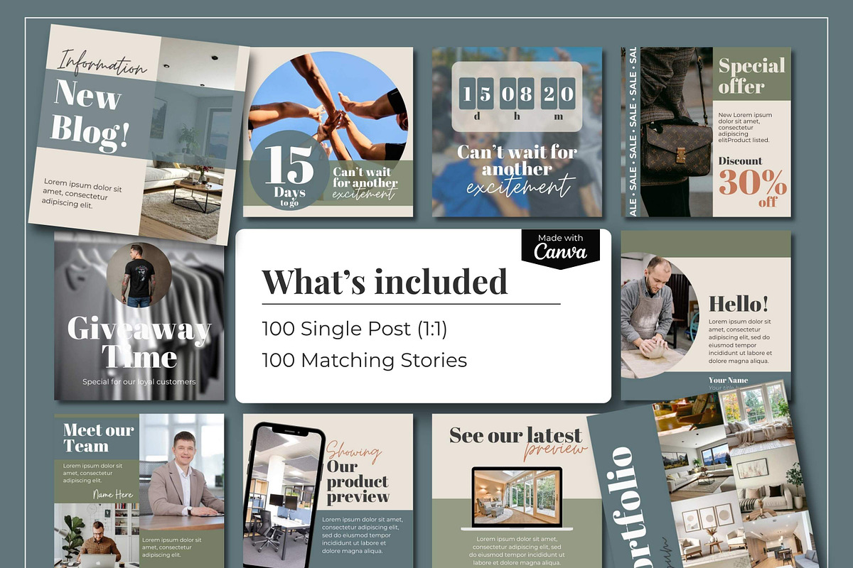 Minimal Canva Instagram Template, a Social Media Template by Everyday Perfection (Photo 4 of 8)