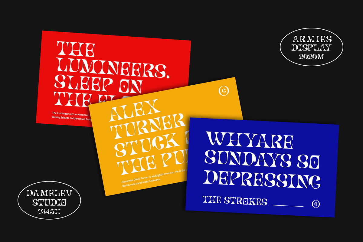 Armies Display, a Sans Serif Font by Damelev (Photo 3 of 14)
