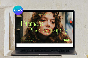 Portfolio Canva Template For Artists