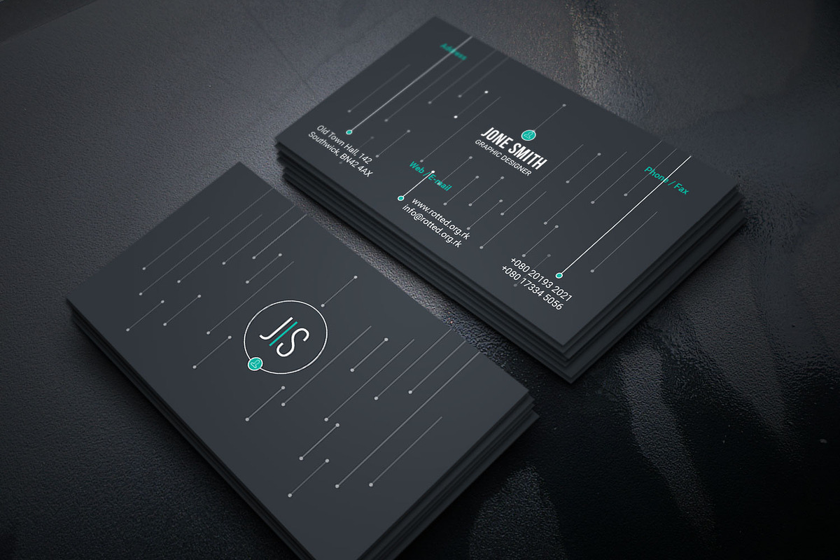 Dot Business Card, a Business Card Template by DesignGhar (Photo 2 of 5)
